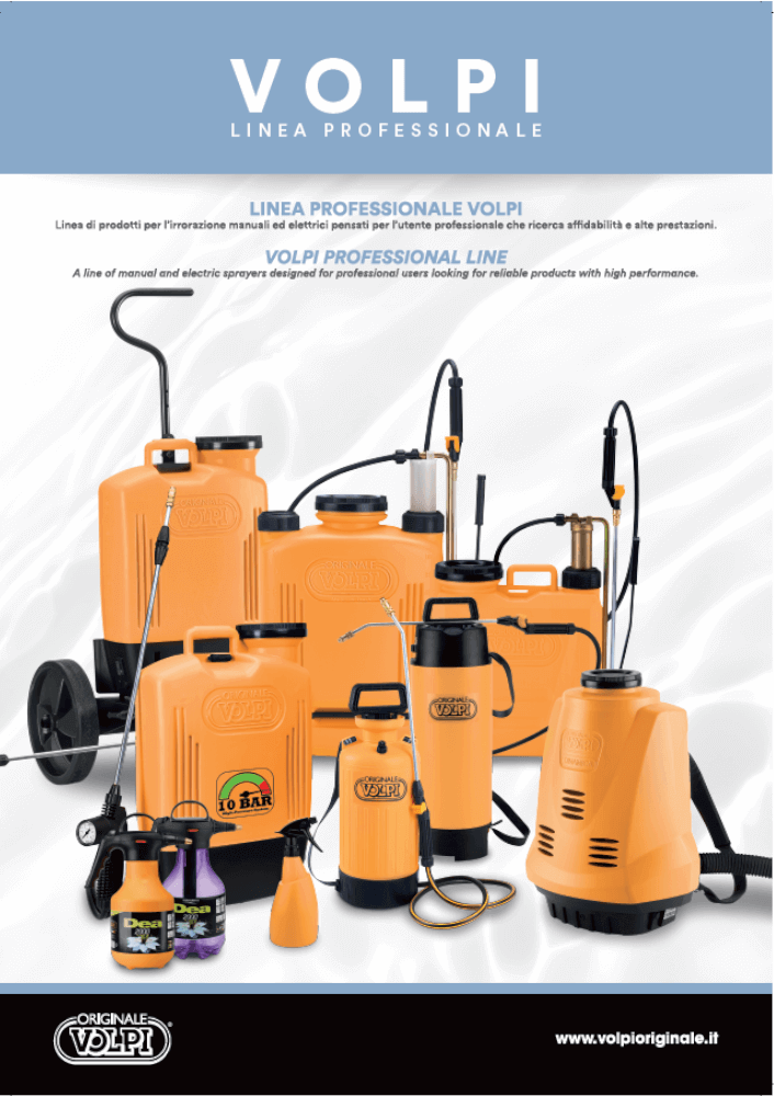 volantino pompe linea pro - VOLPI ORIGINALE